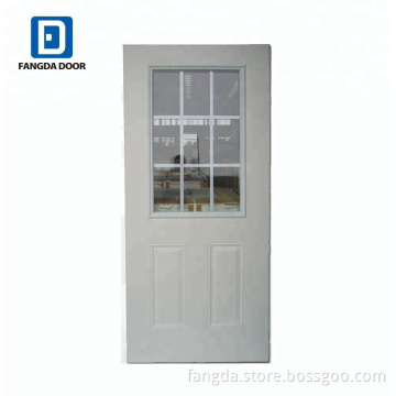 hot sale steel door with shower door